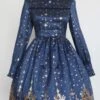 Neverland Lolita,Gold Stamping Cross, Lolita OP Dress