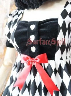 Surface Spell Illusion Realizer Gingham High Waist Lolita OP Dress -NAUS Lolita Shop 1 3 500x672 3
