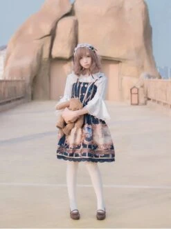 Nautical Lolita Dress JSK -NAUS Lolita Shop 1 500x672 1307