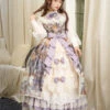 Dusk Of The Gods Series Elegant Retro Classic Lolita Long Sleeve Long Dress