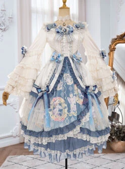 Vivienne Series Elegant Gorgeous Tea Party Style Classic Lolita Dress -NAUS Lolita Shop 1 500x672 401