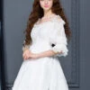 Palace Style Retro White Chiffon Puff Sleeve Classic Lolita Dress