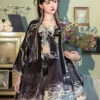 Romantic Dream In Garden Series Retro Chinese Style Printing Classic Lolita Dress