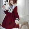 Oath Roses Series OP Gothic Lolita Long Sleeve Dress