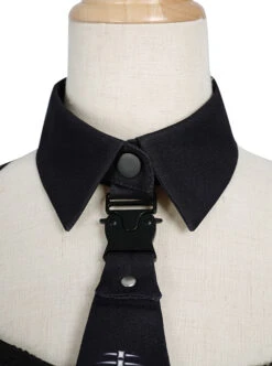 Pirate Boat Series JSK Retro Darkness Punk Lolita Sling Dress -NAUS Lolita Shop 10 500x672 192