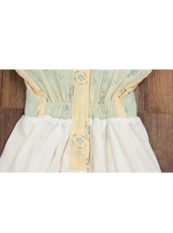 Chinese Style Flowy Vintage Silk Streamers Exquisite Embroidery Pearl Decoration Gradient Hem Kids Dress -NAUS Lolita Shop 10 500x672 211