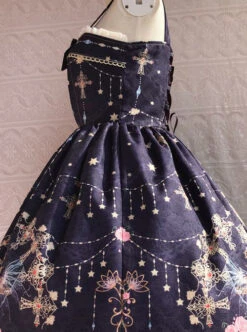 Peacock Cross Series JSK Classic Lolita Sling Dress -NAUS Lolita Shop 10 500x672 42