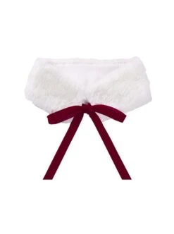 Chinese Style Red Stand Collar Wide Sleeves Detachable Pom Bow-Knot Square Collar Embroidered Vest Classic Lolita Long Sleeve Dress Set -NAUS Lolita Shop 10 500x672 87