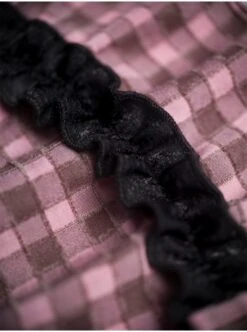 Perrault Kitty Series JSK Heart Metal Decoration Cross Rope Design Punk Lolita Lace Big Bow Dress Set A -NAUS Lolita Shop 11 500x672 122