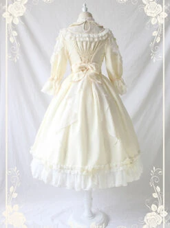 Sleeping Teresa Series Wedding Dress Classic Lolita Half Sleeve Dress -NAUS Lolita Shop 12 500x672 17