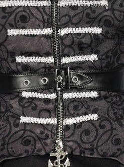 Pirate Boat Series JSK Retro Darkness Punk Lolita Sling Dress -NAUS Lolita Shop 12 500x672 85