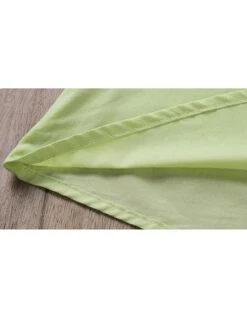 Solid Color Grass Green Streamer Yarn Cute Pleated Sweet Puff Sleeves Pearl Neckline Decoration Sweet Lolita Kids Dress -NAUS Lolita Shop 12 500x672 98