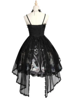 Virgin Flower Series JSK Gothic Lolita Light Hanayome Tea Party Sling Dress -NAUS Lolita Shop 15 500x672 13