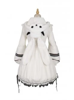 Devil Rabbit Series OP Autumn Winter Halloween Gothic Lolita Long Sleeve Dress With Detachable Plush Rabbit Ears Hat -NAUS Lolita Shop 15 500x672 16
