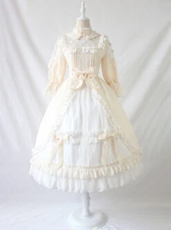 Sleeping Teresa Series Wedding Dress Classic Lolita Half Sleeve Dress -NAUS Lolita Shop 1711607565 EX1 500x672 1