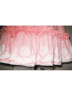 Cute Short Sleeves Pink Cotton Lolita Dress -NAUS Lolita Shop 1 243 500x672 1