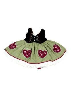 Red Heart Little Flower Embroidery Lacing Classic Lolita Kids Sleeveless Dress -NAUS Lolita Shop 2 500x672 1393