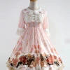 Elegant Printing Doll Collar Classic Lolita Short Sleeve Dress