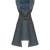 College Style Vintage Daily Commute Steampunk Gray Suit Collar Double Breasted Waisted Sleeveless Vest Mid Length Dress