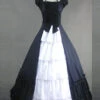 Hanging Neck Gothic Lolita Prom Bowknot Long Dress