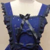 Bronzing Chiffon Navy Blue Ruffles Classic Lolita Dress