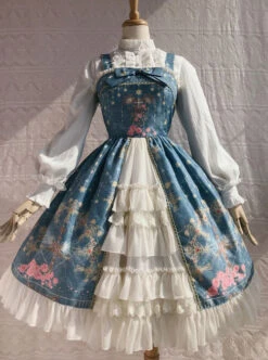 Peacock Cross Series JSK Classic Lolita Sling Dress -NAUS Lolita Shop 2 500x672 362