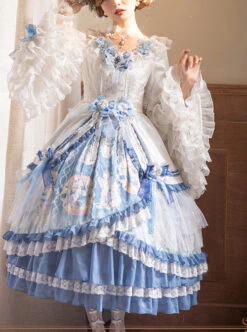 Vivienne Series Elegant Gorgeous Tea Party Style Classic Lolita Dress -NAUS Lolita Shop 2 500x672 378