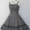 Vertical Stripes Cloths Classic Lolita Sling Dress