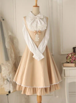 Versailles Rose Retro Elegant Classic Lolita Sleeveless Dress -NAUS Lolita Shop 2 500x672 467