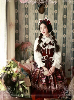 Magic Tea Party Starry Sky City Series Classic Lolita Sling Dress -NAUS Lolita Shop 2 500x672 474