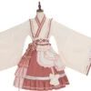 Cherry Snow Cheese Series OP Chinese Style Classic Lolita Long Sleeve Dress