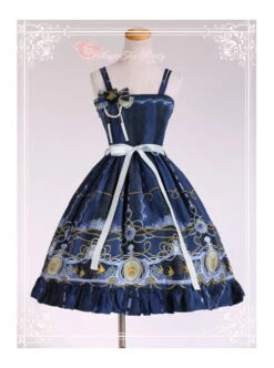 Magic Tea Party Angel Fish Series Classic Lolita Sling Dress -NAUS Lolita Shop 2 500x672 589