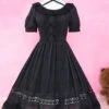 Pure Color Short Sleeves Classic Lolita Dress