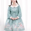 Rabbit Basket Series OP Doll Collar Classic Lolita Long Sleeve Dress