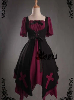 Aria Series Short Sleeve Gothic Lolita Dress