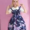Unicorn Carousel Series Flying Sleeves Sweet Lolita Dress