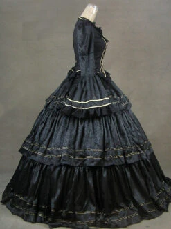Victorian Style Gothic Lolita Prom Long Sleeve Dress -NAUS Lolita Shop 3 500x672 267