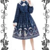 Magic Tea Party Rose Knight Series Classic Lolita Long Sleeve Dress