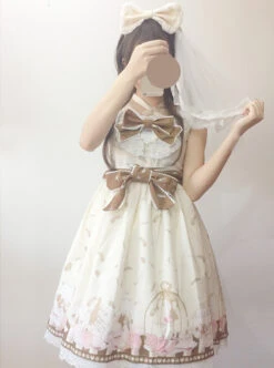 Anthony's Afternoon Tea Series Sweet Lolita Sleeveless Dress -NAUS Lolita Shop 3 500x672 4