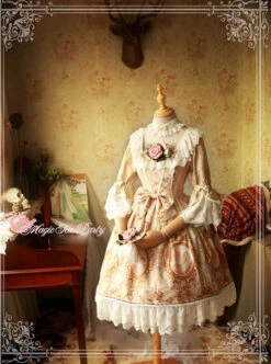 Magic Tea Party Spring Of Europa Series Half Sleeve Classic Lolita Dress -NAUS Lolita Shop 3 500x672 413