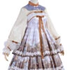 Cross Lily Series Chinese Style Classic Lolita Long Sleeve Dress