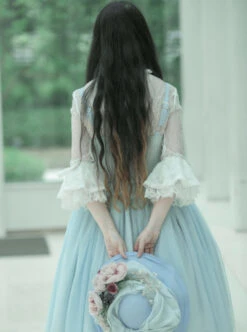 Ballet Series Soft Blue Classic Lolita Sling Dress -NAUS Lolita Shop 3 500x672 54