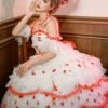 Snow Night Rose Series Flower Married Lolita Gorgeous Dress Rose Petal Heavy Industry Classic Lolita Sleeveless Dress