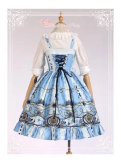Magic Tea Party Angel Fish Series Classic Lolita Sling Dress -NAUS Lolita Shop 3 500x672 576