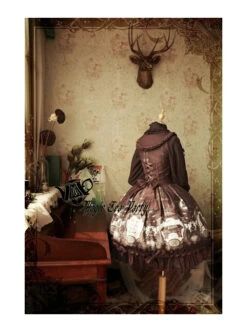 Magic Tea Party Raven And Writing-desk Series Classic Lolita JSK Sleeveless Dress -NAUS Lolita Shop 3 500x672 616