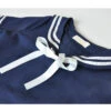 Navy Style Loose Short Sleeve School Lolita Dress