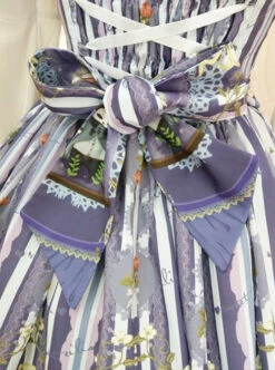 Crystal Rabbit Chiffon Bowknot Sweet Lolita Sling Dress