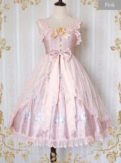 *Little Angel That Singing The Blessing Poem* Classic Lolita JSK Lace Sling Dress -NAUS Lolita Shop 4 500x672 138