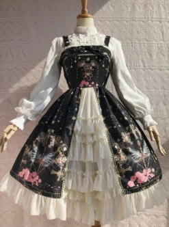 Peacock Cross Series JSK Classic Lolita Sling Dress -NAUS Lolita Shop 4 500x672 338
