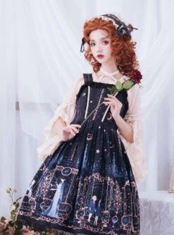 Astrology College Series PrintingJSK Classic Lolita Sling Dress